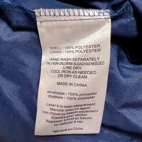 Vera Wang White Plus 14 Royal Blue Chiffon Sleeveless Bridesmaid Dress Maxi - Picture 8 of 8